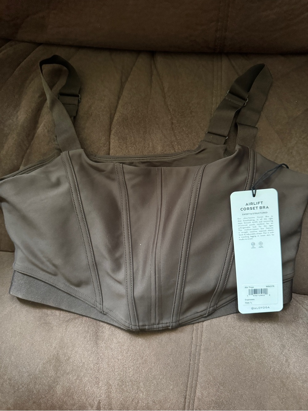 NWT Alo yoga corset bra - Picture 2 of 4
